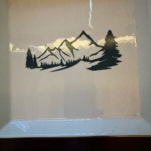 Mark & Graham Black Mountain and Pine Catchall for coins or jewelry or remotes